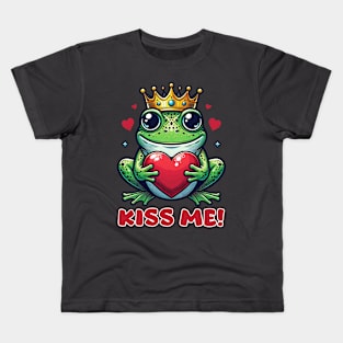 Frog Prince 77 Kids T-Shirt